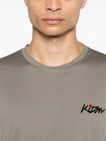 Kiton Men's T-Shirts And Polos Grey