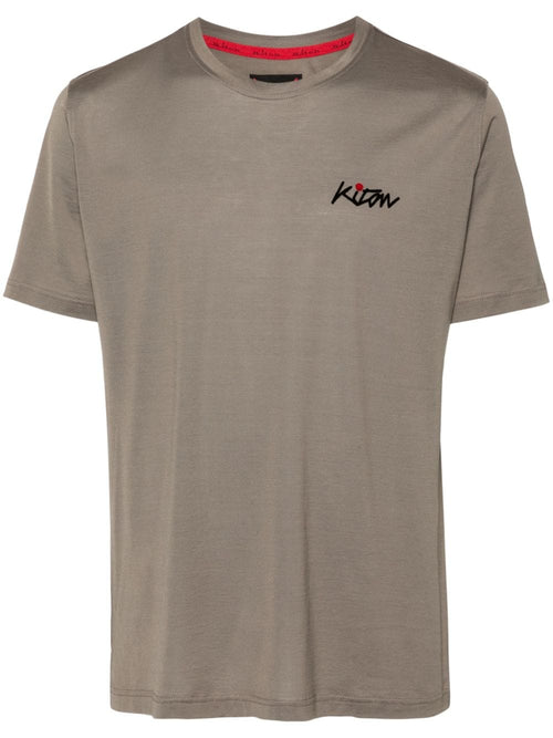 Kiton Men's T-Shirts And Polos Grey