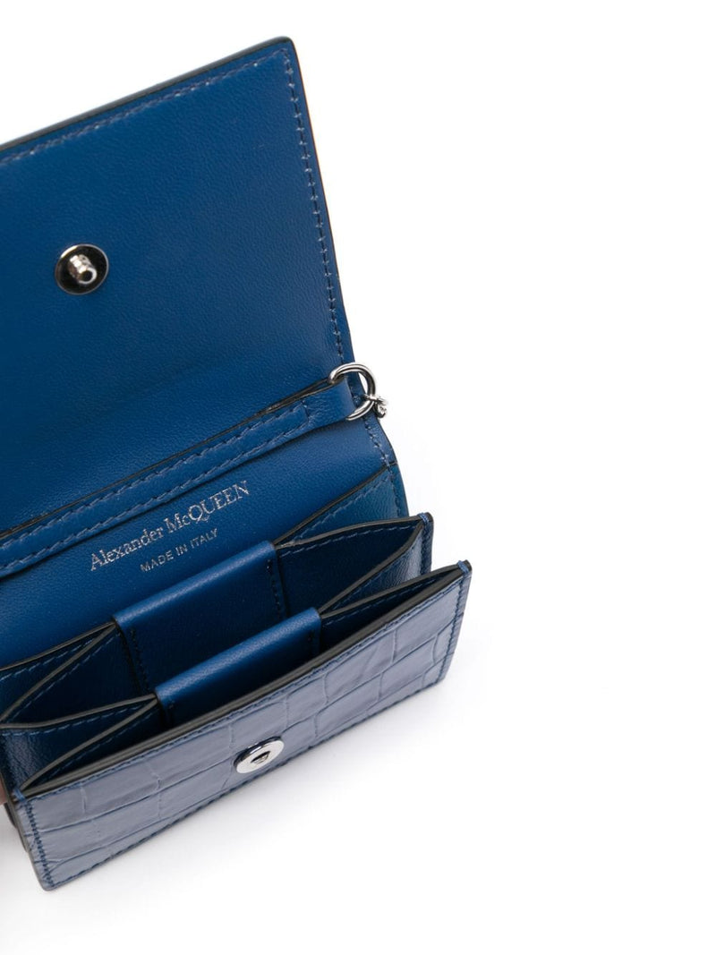 Alexander Mcqueen Women's Wallets Blue