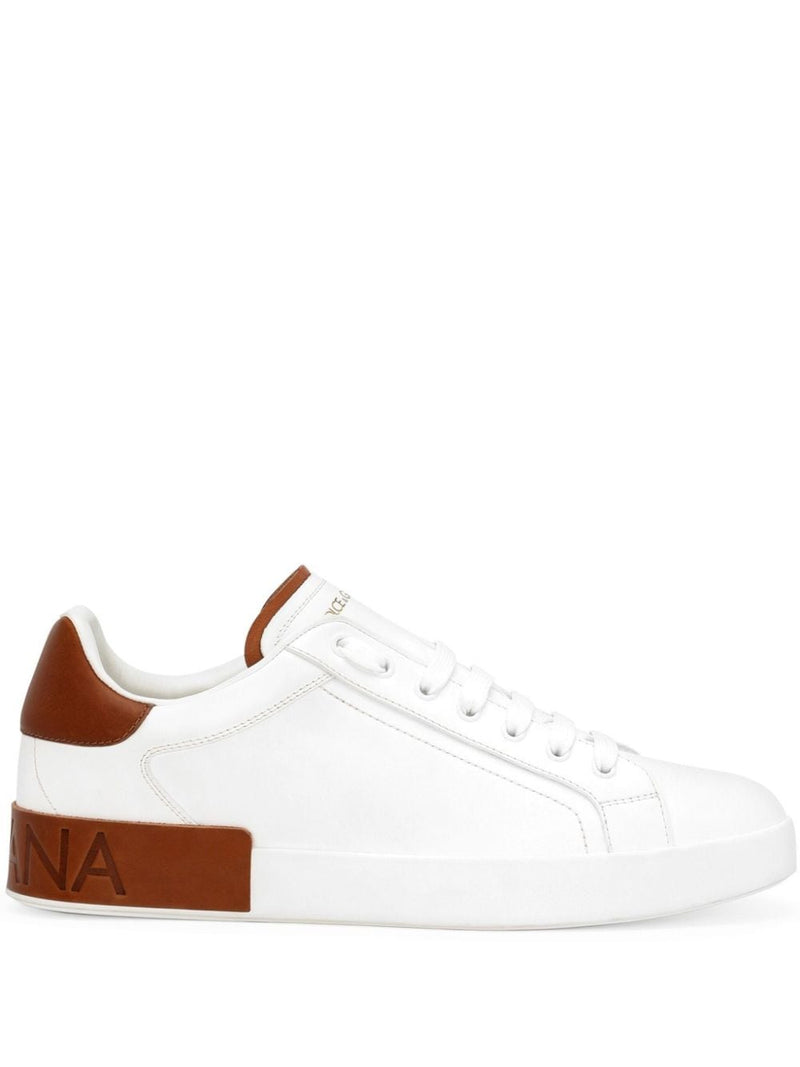 Dolce & Gabbana Men's Sneakers Leather Brown