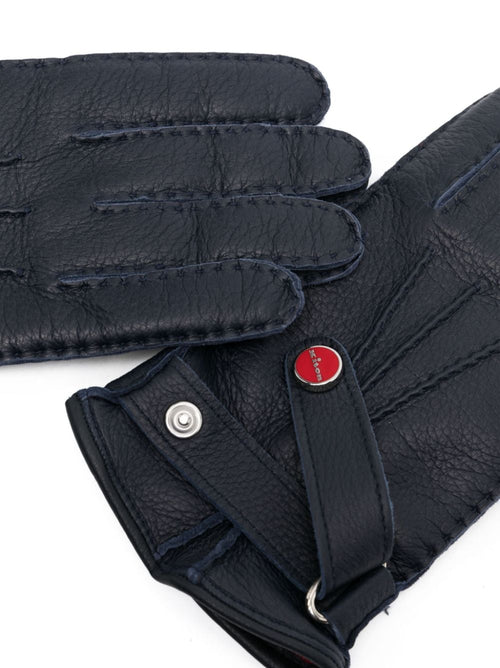 Kiton Men's Gloves Blue