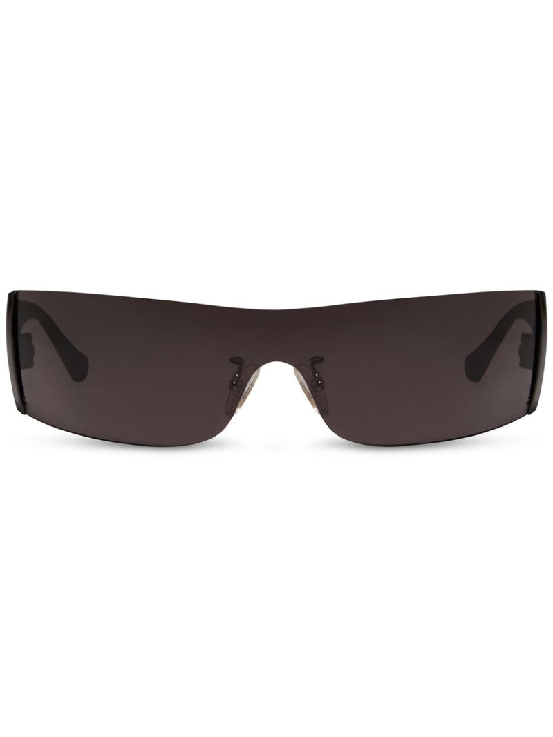 032C Women's Courreges Sunglasses Black