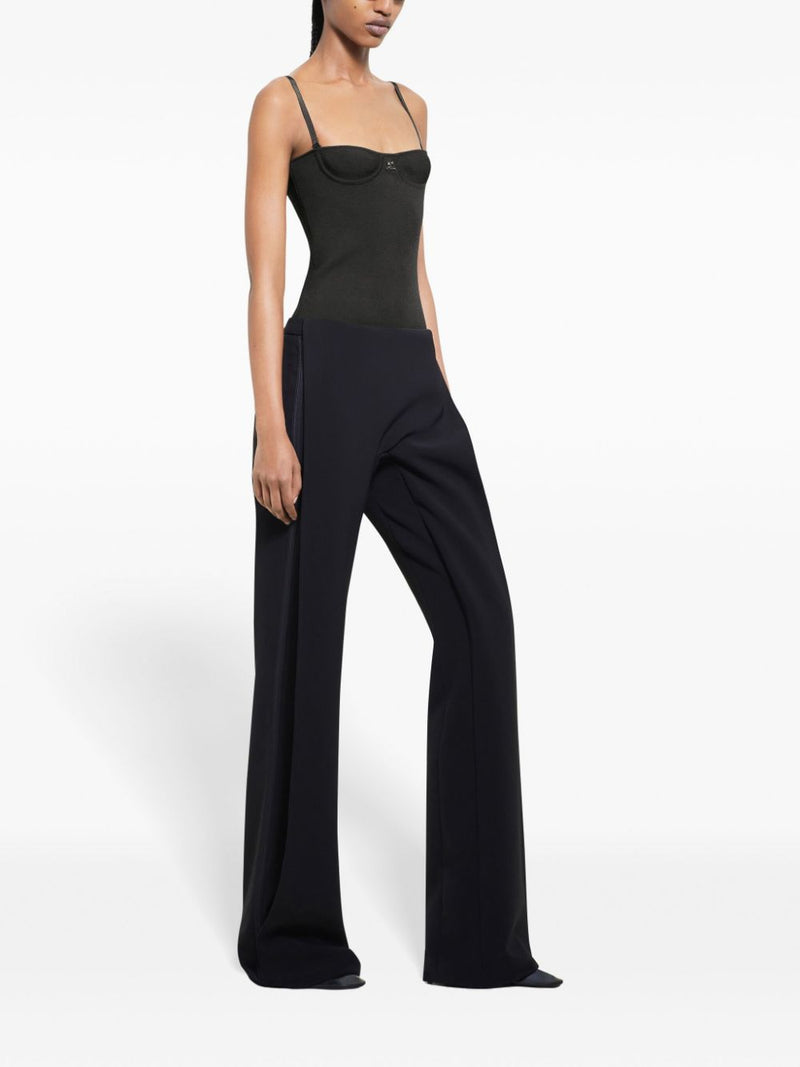 032C Women's Courreges Trousers Black