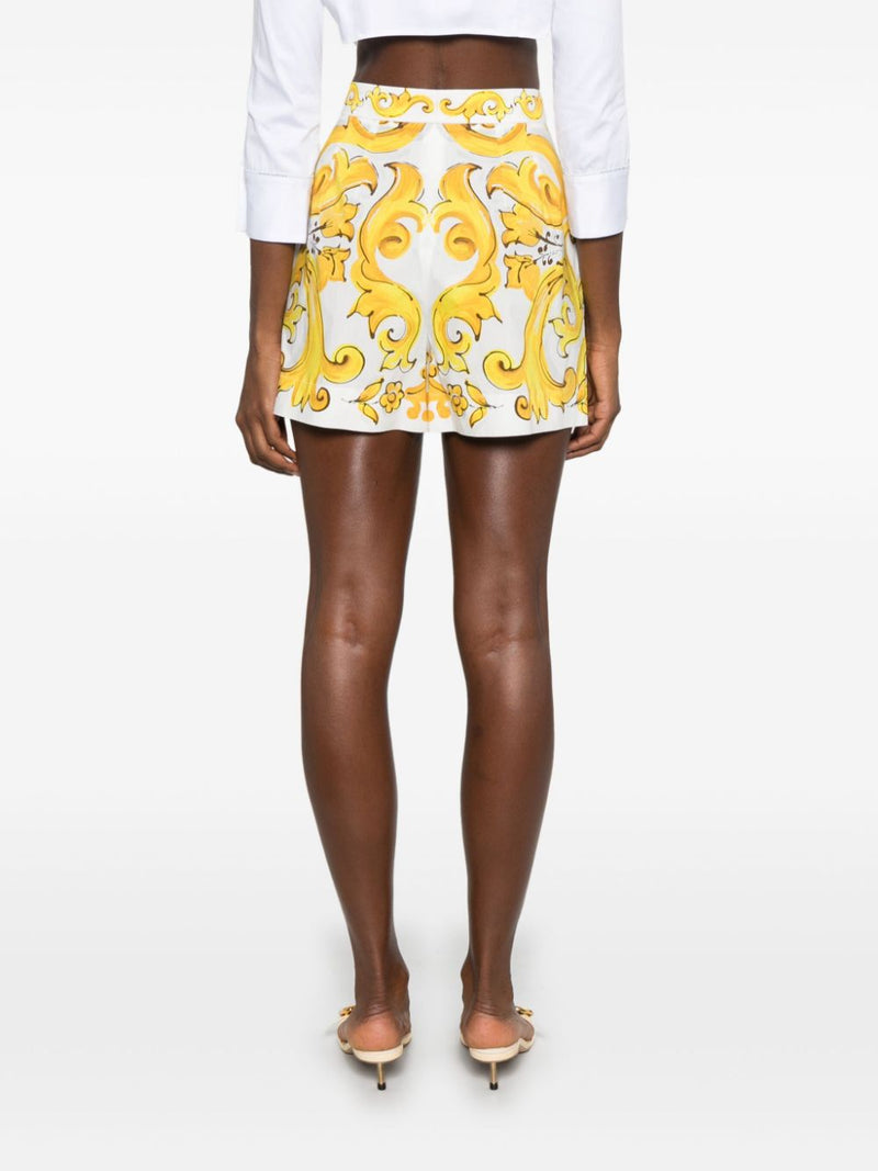 Dolce & Gabbana Women's Shorts Yellow