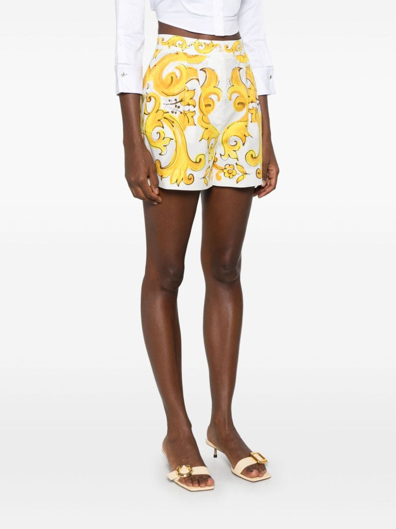 Dolce & Gabbana Women's Shorts Yellow