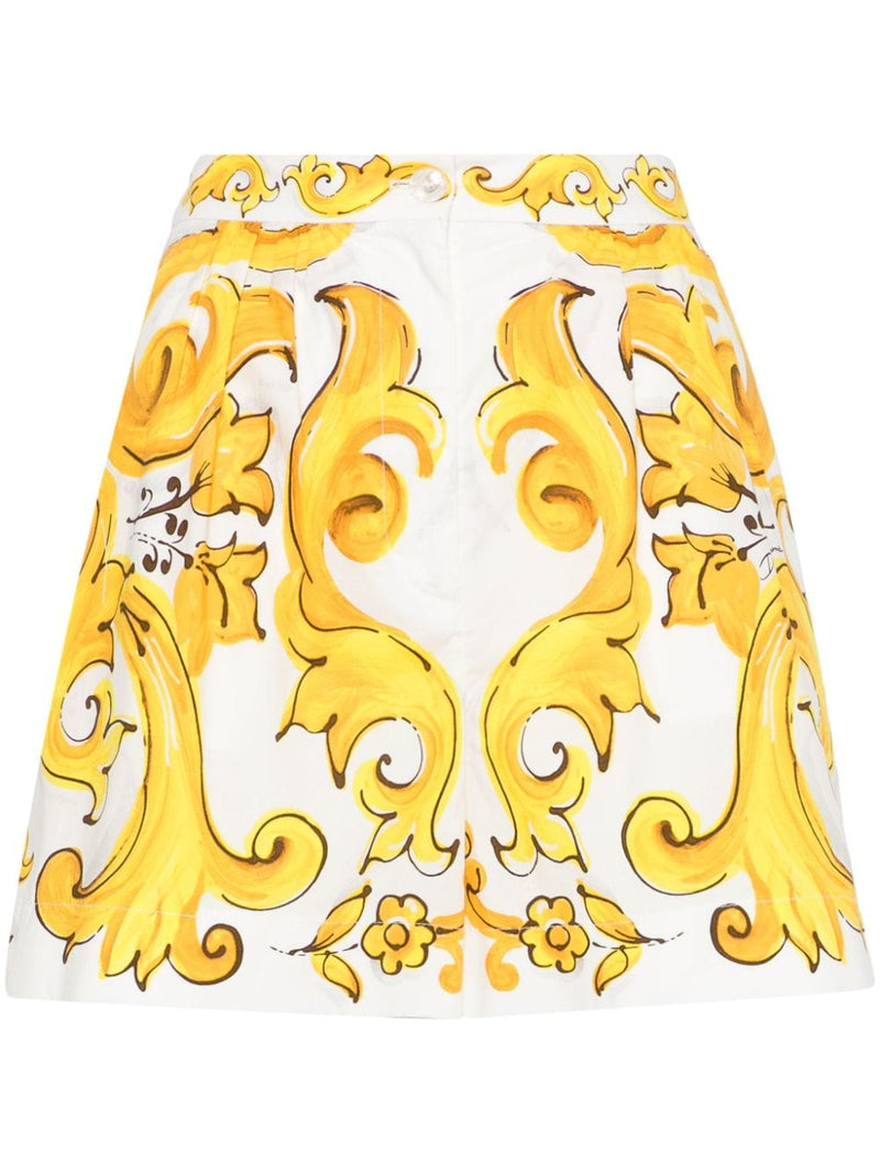 Dolce & Gabbana Women's Shorts Yellow