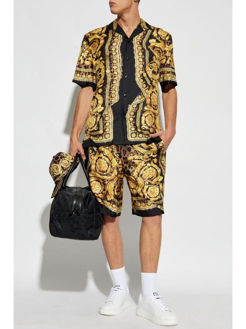 Versace Men's Shorts Golden