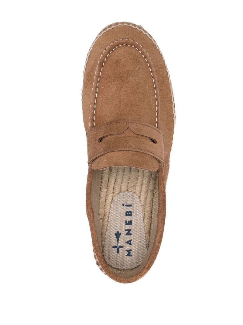 Manebi Men's Flat Shoes Brown