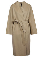 Sandbeige Women's Coats