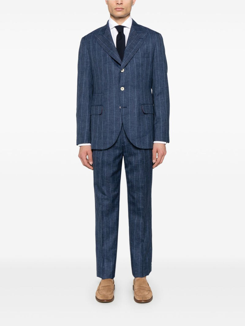 Brunello Cucinelli Men's Suit Blue