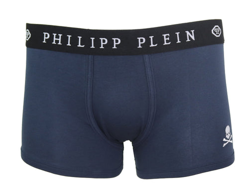 Philipp Plein Blue Cotton Men Men's Boxer