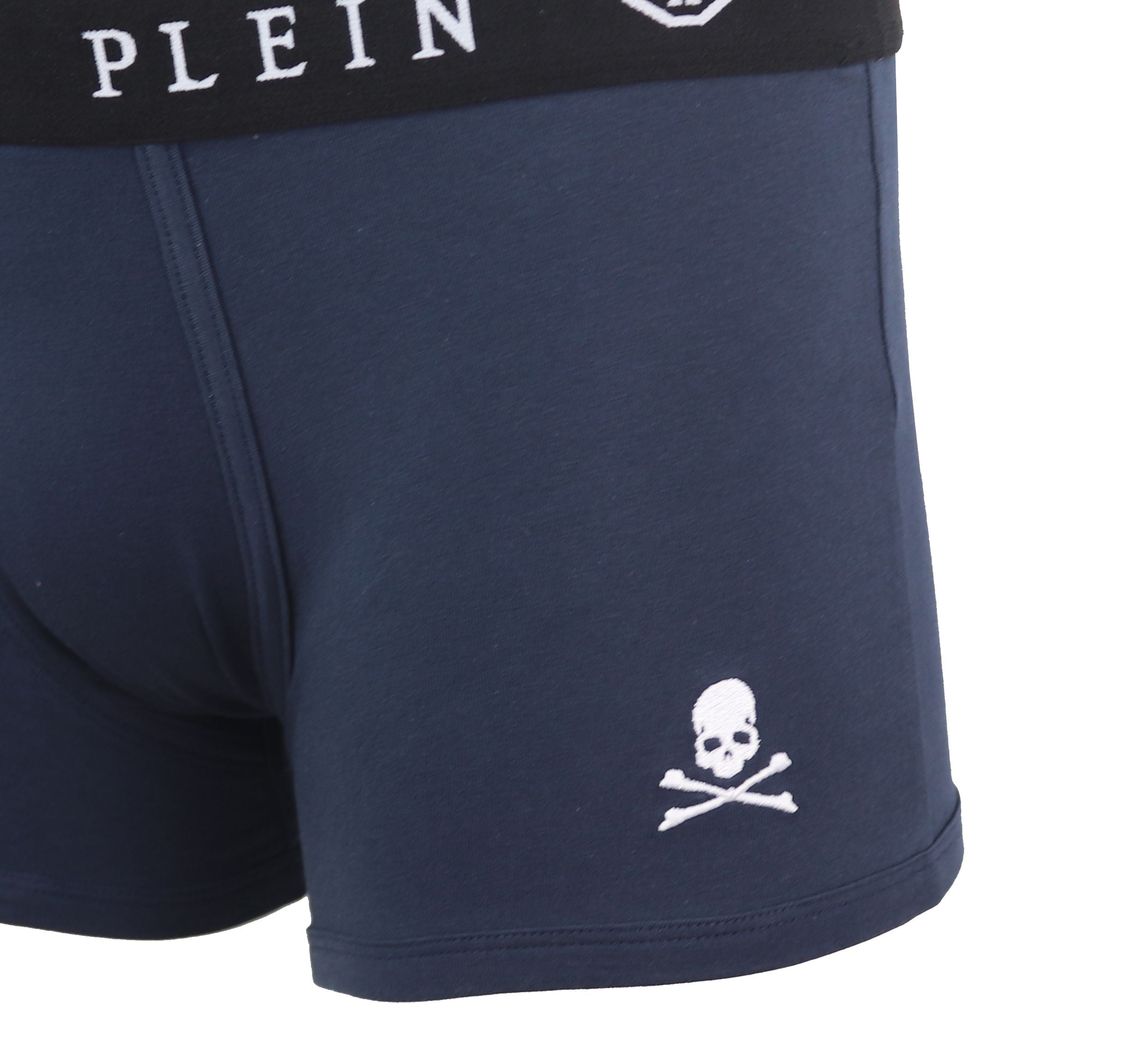 Philipp Plein Blue Cotton Men Men's Boxer