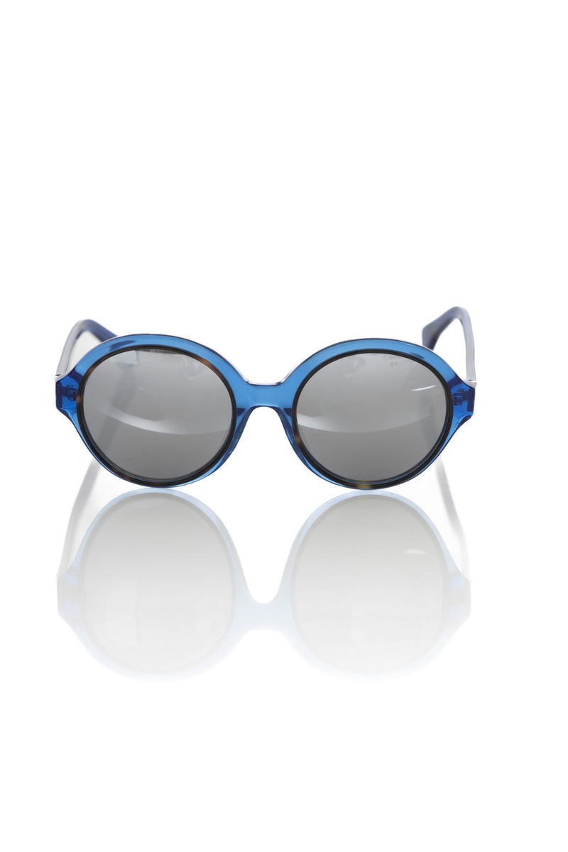 Frankie Morello Blue Acetate Women Women's Sunglass