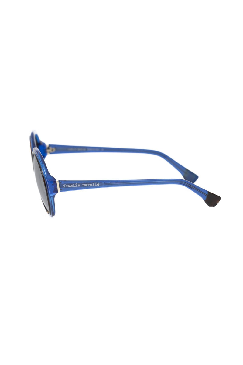 Frankie Morello Blue Acetate Women Women's Sunglass