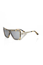 Frankie Morello Black Acetate Women's Women's Sunglass