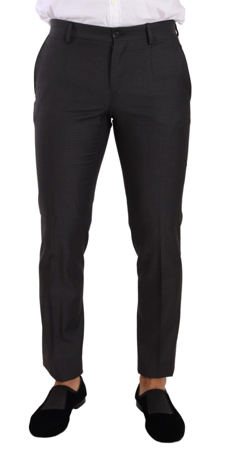 Dolce & Gabbana Elegant Black Wool Martini Men's Suit