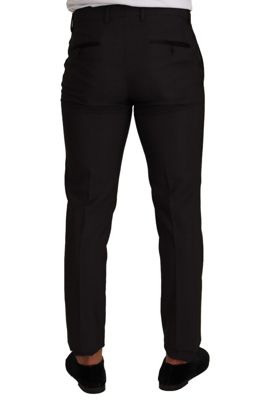 Dolce & Gabbana Elegant Skinny Tuxedo Men's Trousers