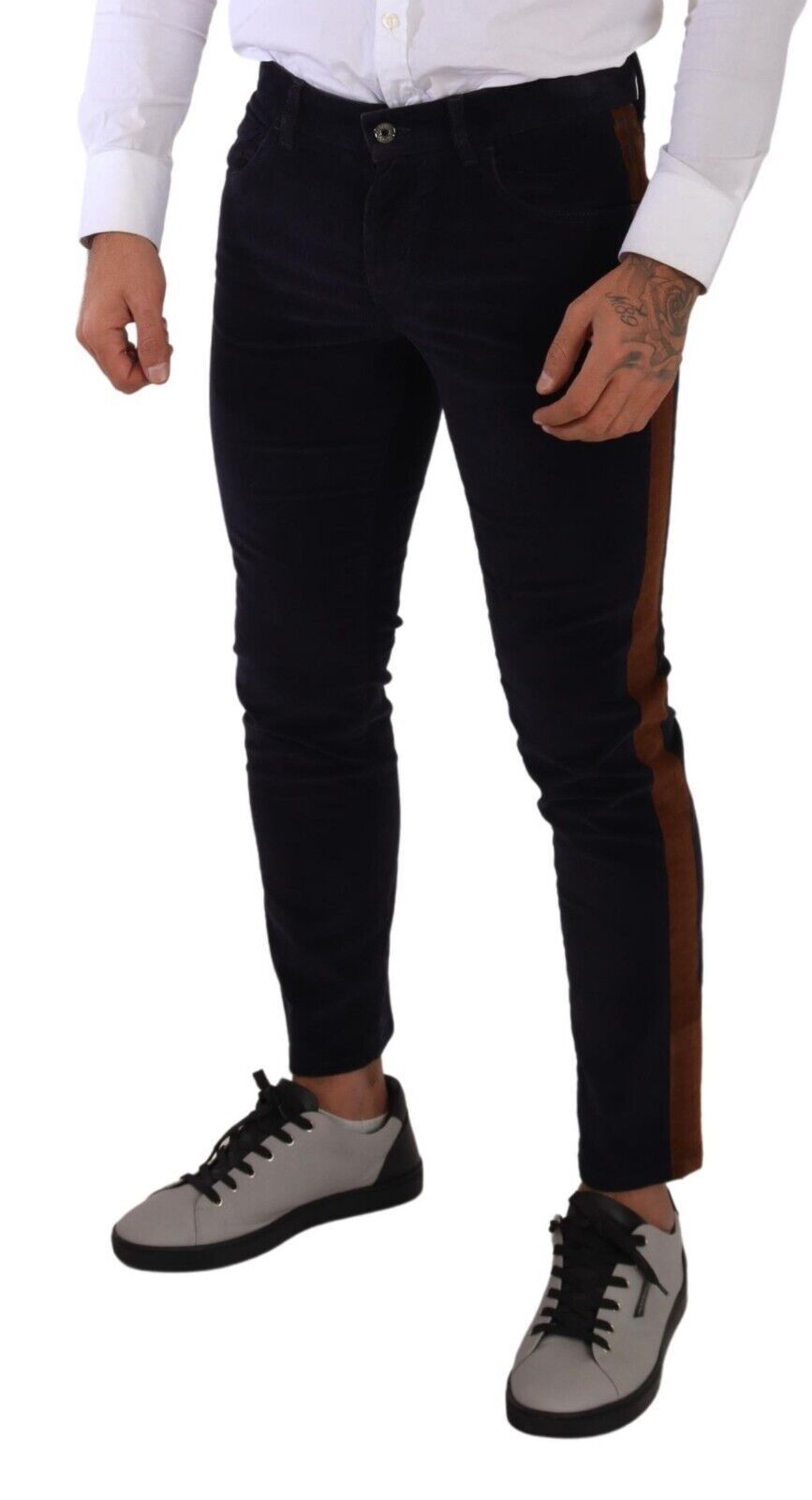 Dolce & Gabbana Elegant Slim Fit Denim for the Modern Men's Man