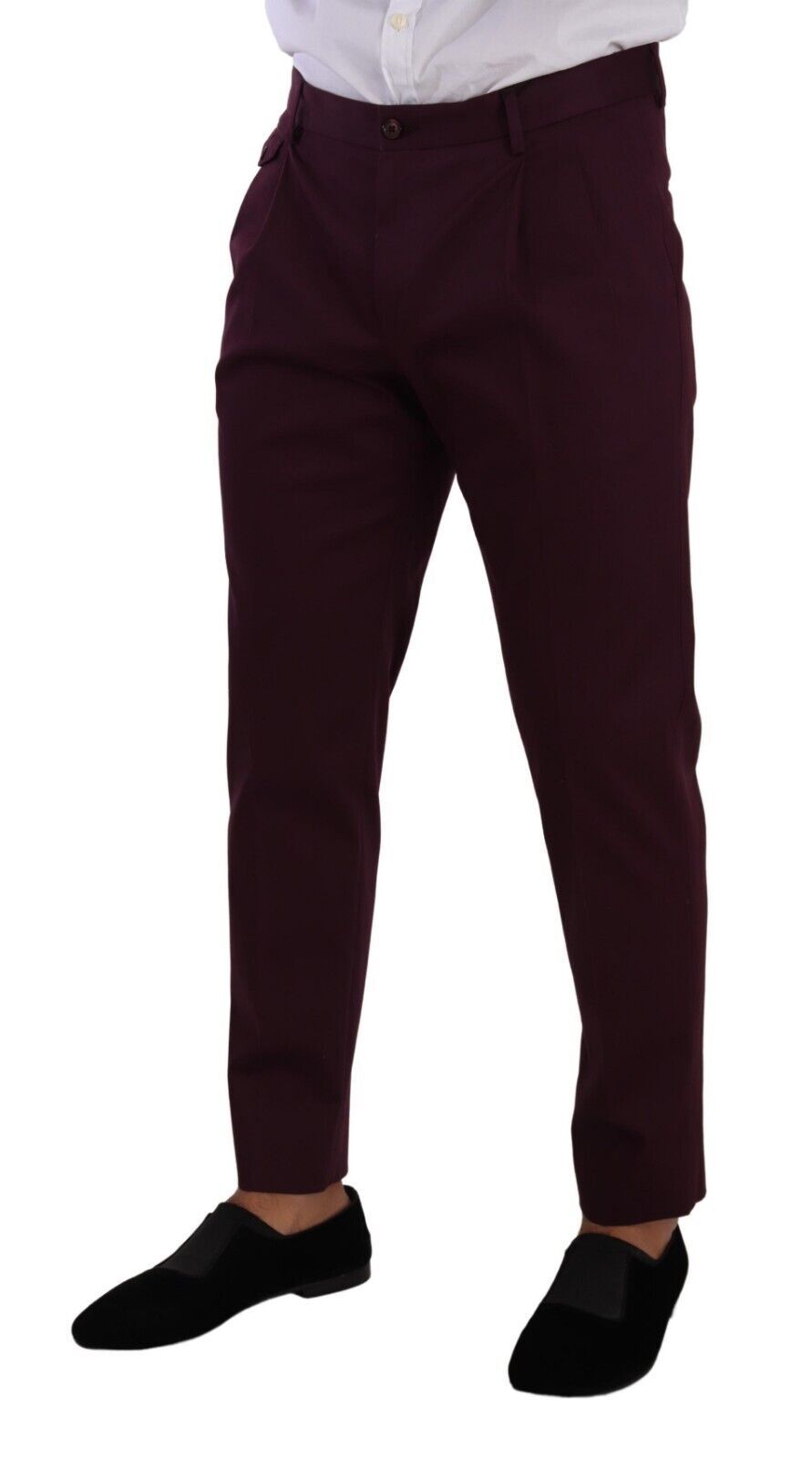 Dolce & Gabbana Elegant Purple Chinos for the Modern Men's Man