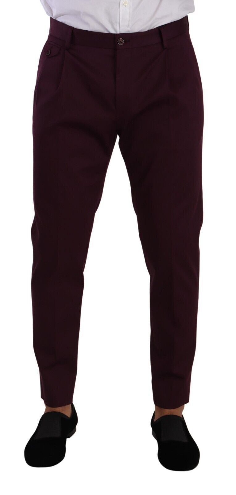 Dolce & Gabbana Elegant Purple Chinos for the Modern Men's Man