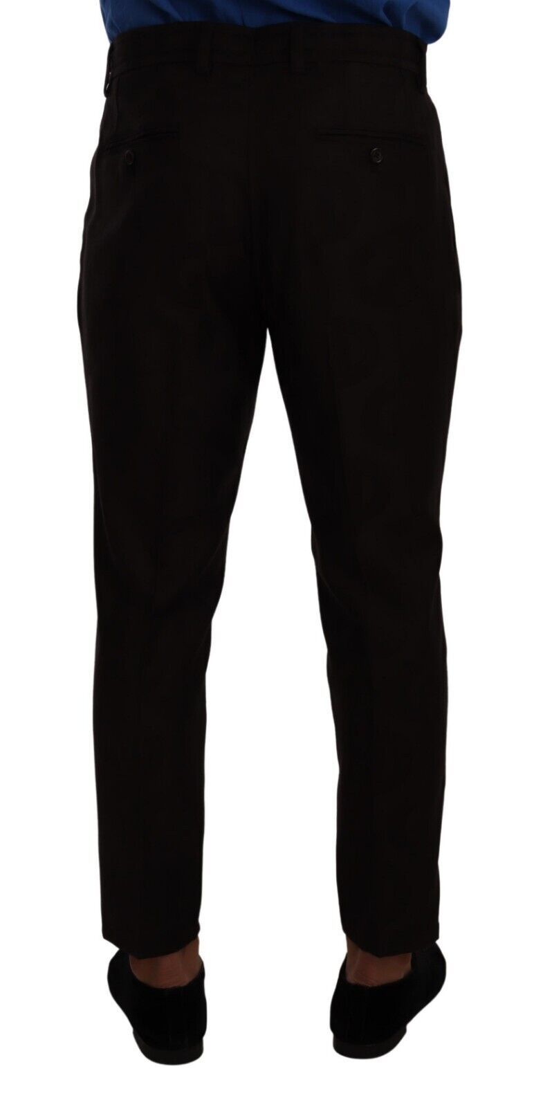 Dolce & Gabbana Elegant Burgundy Wool Jogger Men's Pants