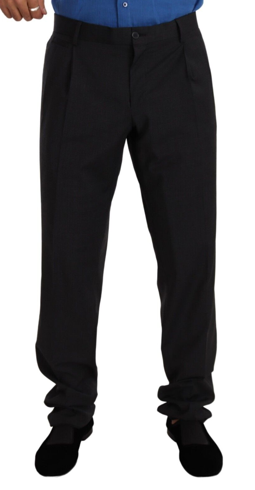 Dolce & Gabbana Elegant Gray Formal Men's Men's Trousers