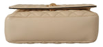 Versace Elegant White Nappa Leather Shoulder Women's Bag