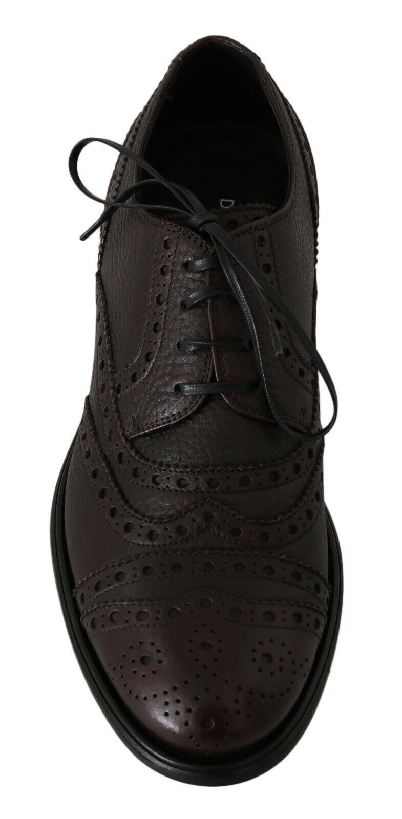 Dolce & Gabbana Elegant Wingtip Derby Dress Men's Shoes