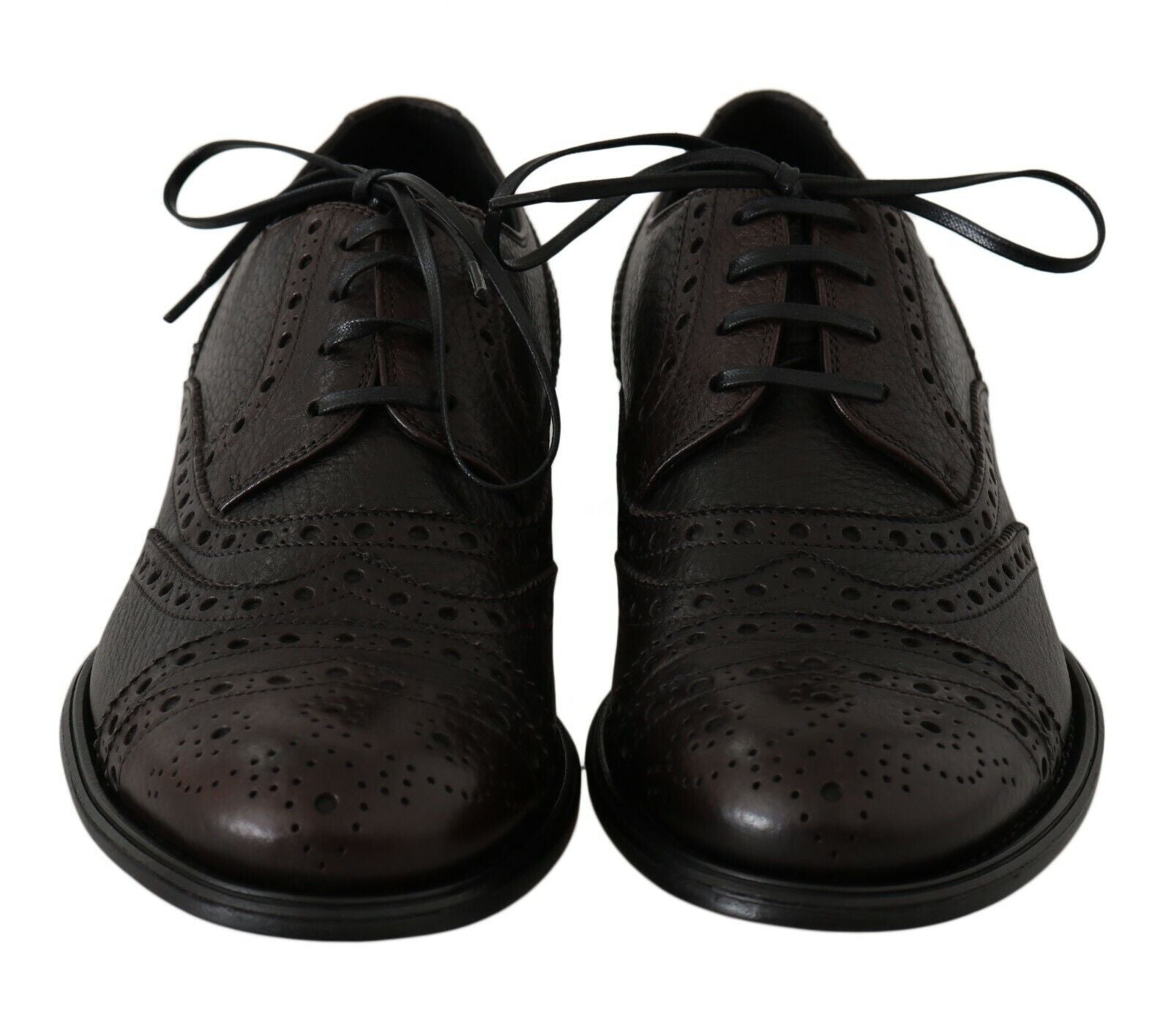 Dolce & Gabbana Elegant Wingtip Derby Dress Men's Shoes