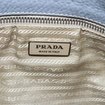 Prada -- Purple Leather Shoulder Bag (Pre-Owned)