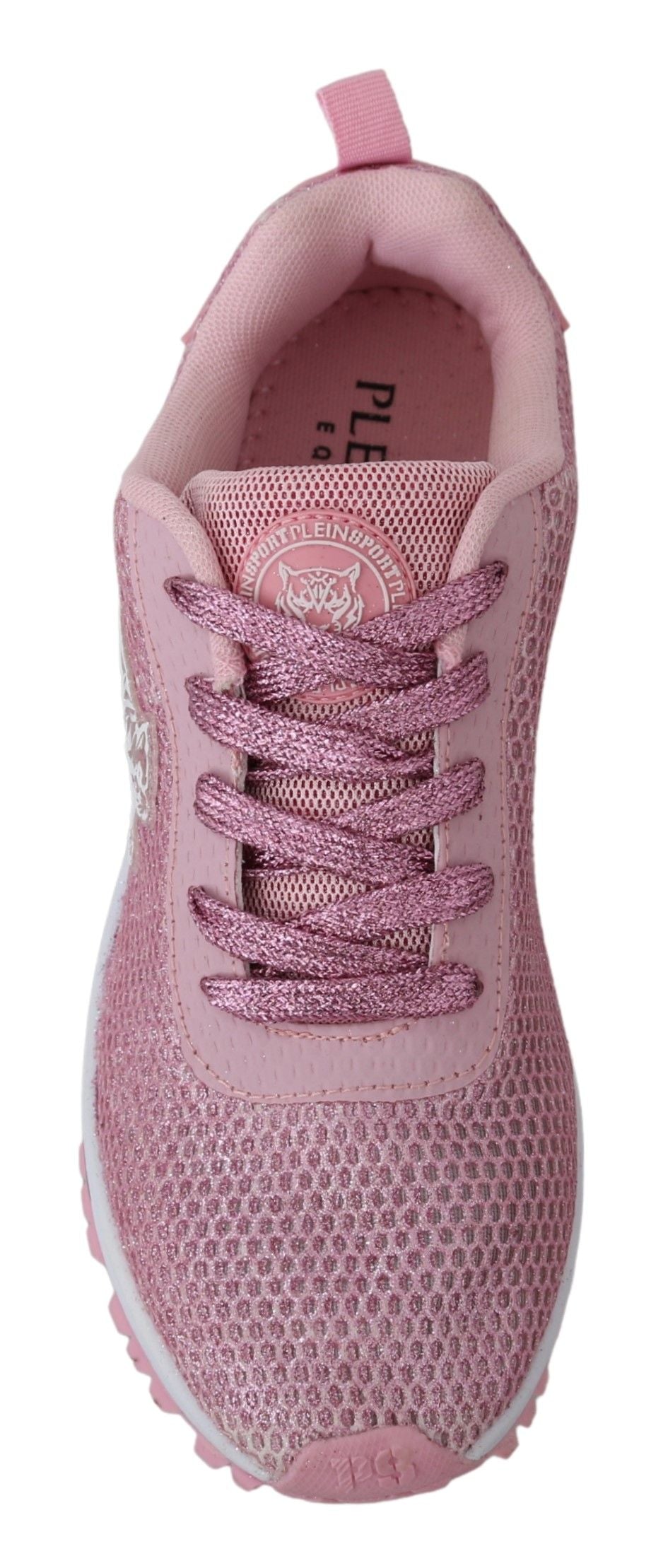 Plein Sport Chic Powder Pink High-Craft Women's Sneakers