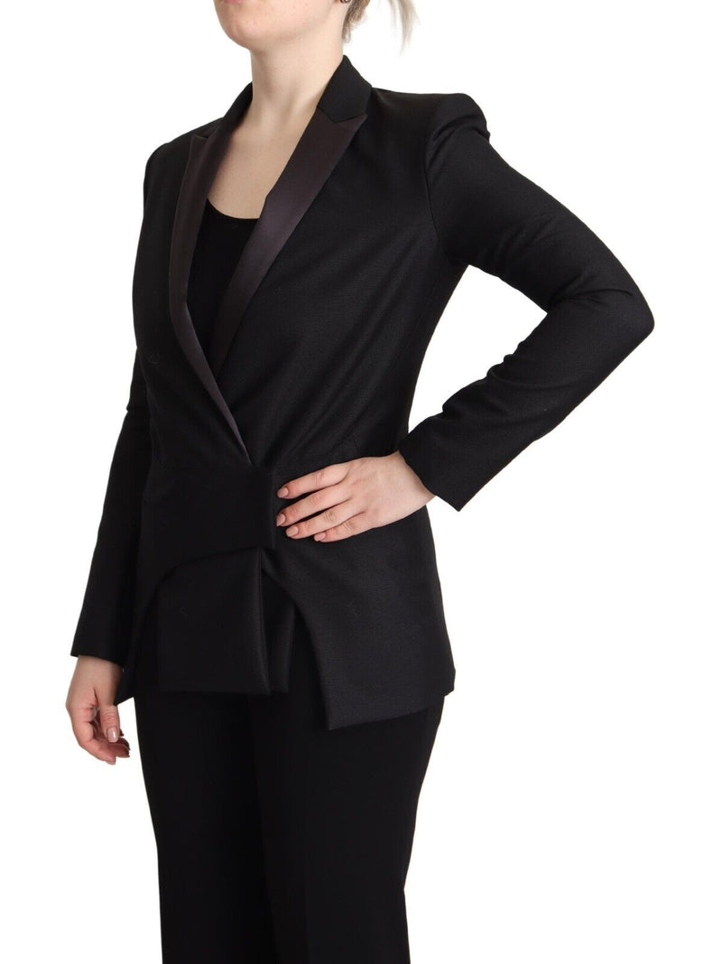 Costume National Elegant Black Double-Breasted Women's Blazer