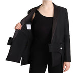 Costume National Elegant Black Double-Breasted Women's Blazer