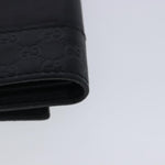 Gucci Key Case Black Leather Wallet  (Pre-Owned)