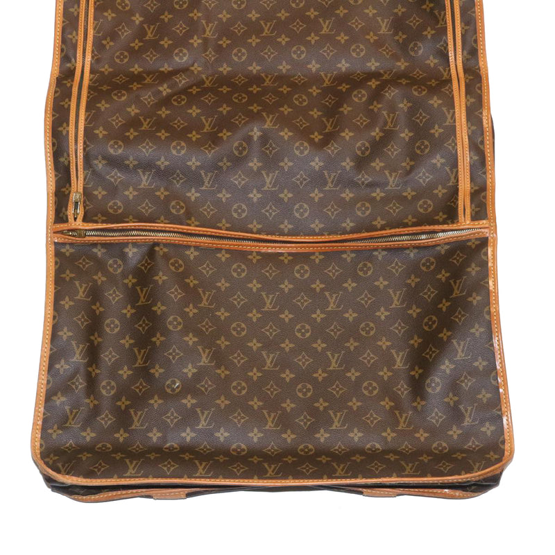 Louis Vuitton Garment Case Brown Canvas Travel Bag (Pre-Owned)