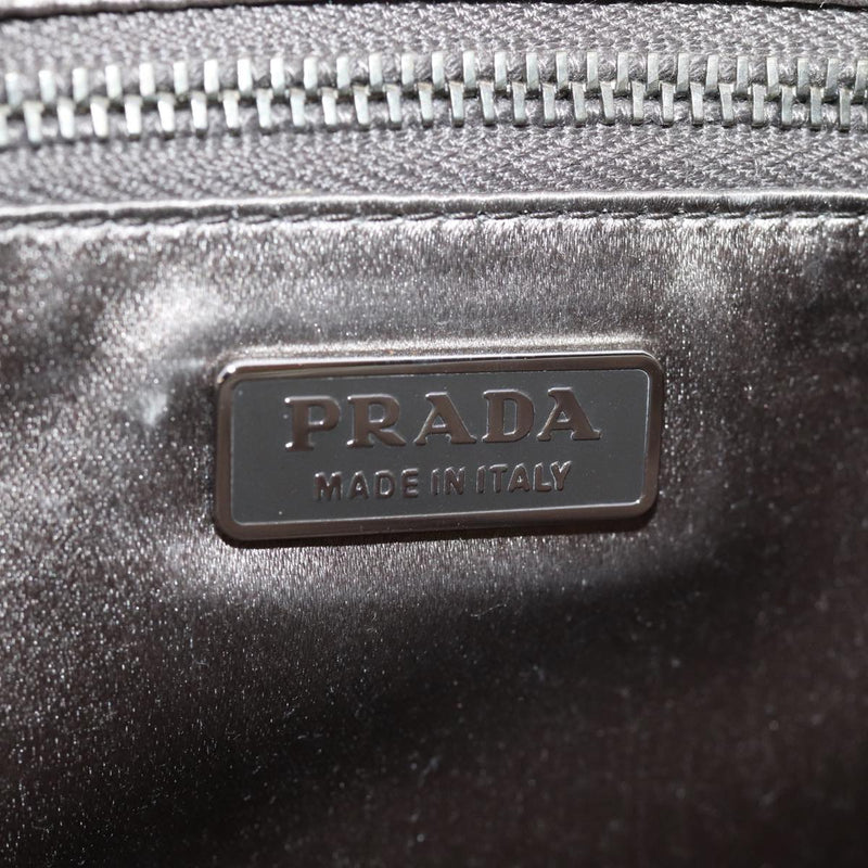 Prada -- Orange Vinyl Handbag (Pre-Owned)