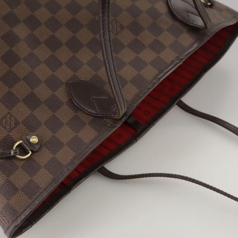 Louis Vuitton Neverfull Mm Brown Canvas Tote Bag (Pre-Owned)