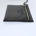 Balenciaga Black Leather Clutch Bag (Pre-Owned)