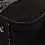 Burberry Black Canvas Handbag (Pre-Owned)