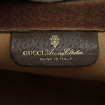 Gucci Sherry Beige Canvas Clutch Bag (Pre-Owned)