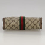 Gucci Sherry Beige Canvas Clutch Bag (Pre-Owned)