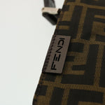 Fendi Brown Canvas Shoulder Bag (Pre-Owned)