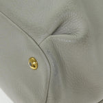 Miu Miu Vitello Beige Leather Handbag (Pre-Owned)