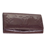 Louis Vuitton Multiclés 4 Burgundy Patent Leather Wallet  (Pre-Owned)