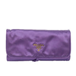 Prada -- Purple Silk Clutch Bag (Pre-Owned)