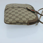 Gucci Ophidia Beige Canvas Shoulder Bag (Pre-Owned)