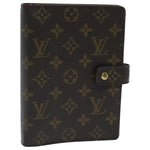 Louis Vuitton Agenda Mm Brown Canvas Wallet  (Pre-Owned)