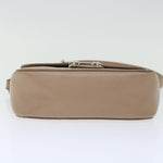 Miu Miu Vitello Beige Leather Shoulder Bag (Pre-Owned)