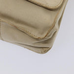 Fendi Beige Canvas Shoulder Bag (Pre-Owned)