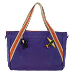 Prada Purple Synthetic Tote Bag (Pre-Owned)